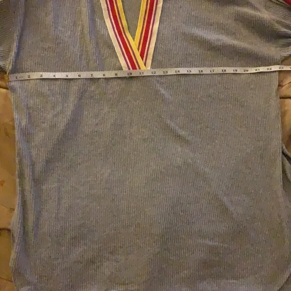 Free people feeling magical long sleeve top Gray small and medium - Picture 12 of 13